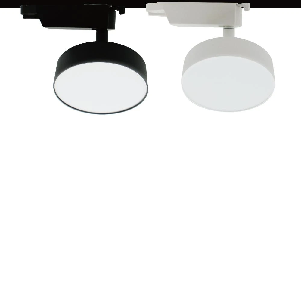 台灣製造 CNS認證 LED廣角 散光 柔光軌道燈 軌道燈 發光柔和 不刺眼可360度旋轉 保固二年