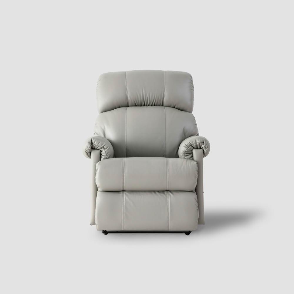 HOLA】La-Z-Boy 559搖椅式雙電動牛皮休閒椅灰