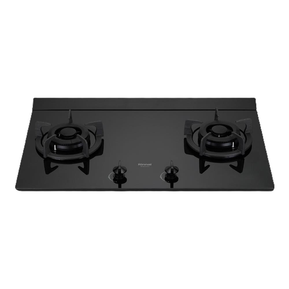 【林內】RB-M2700G(B) 檯面式極炎玻璃雙口爐 (含基本安裝)|極炎系列|檯面爐|雙環火爐頭|寬幅鑄鐵爐架|瓦斯爐|