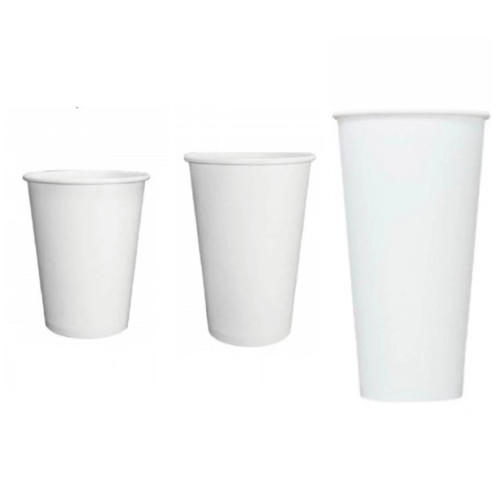 嚴選SHOP 台灣製 冷熱共用紙杯 350cc 500cc 700cc（50入/包）免洗紙杯 全空白杯 W048 紙杯