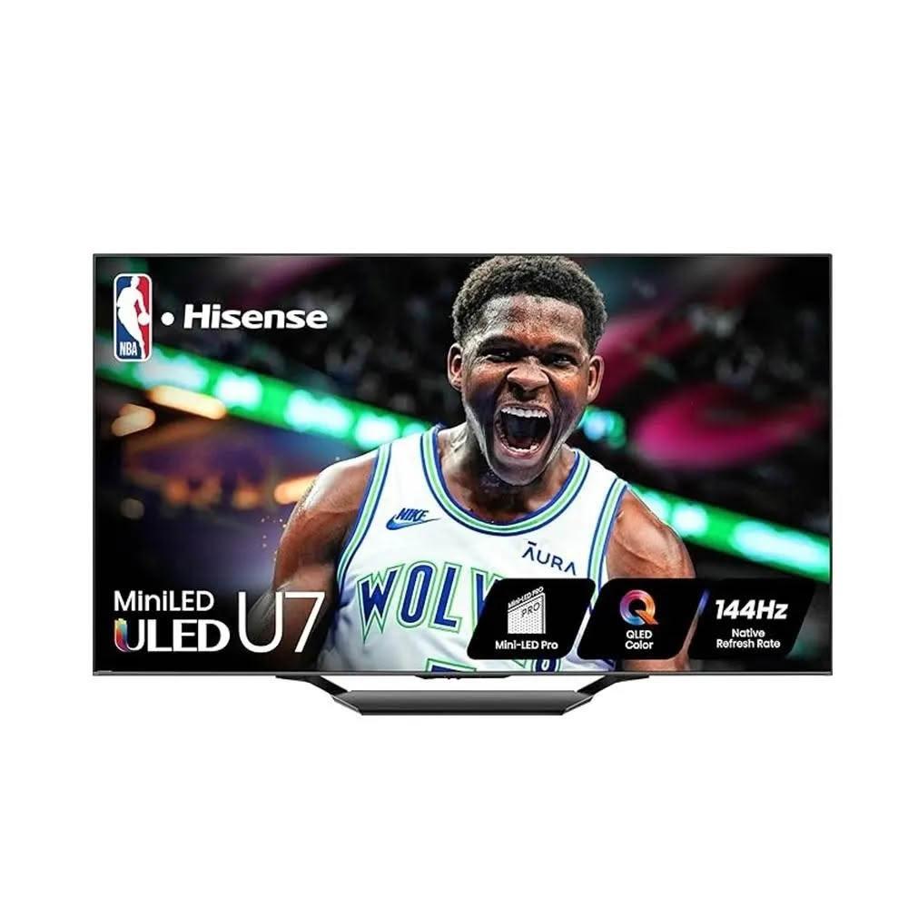 Hisense海信65吋4K QLED量子點連網智慧顯示器65U7N