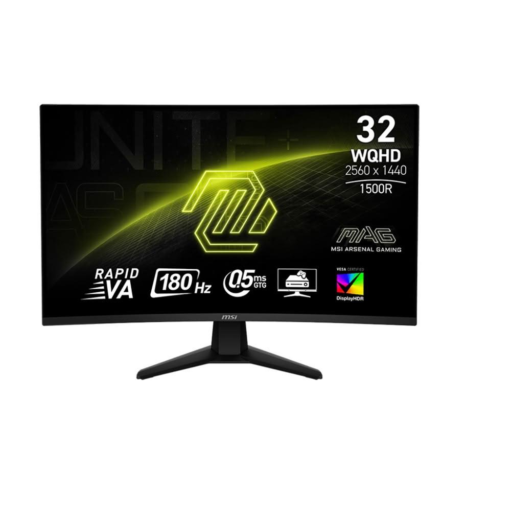 【MSI 微星】MSI 微星 MAG 32CQ6F 曲面電競螢幕 32吋 180Hz 2k 0.5ms HDR 電腦螢幕 遊戲螢幕