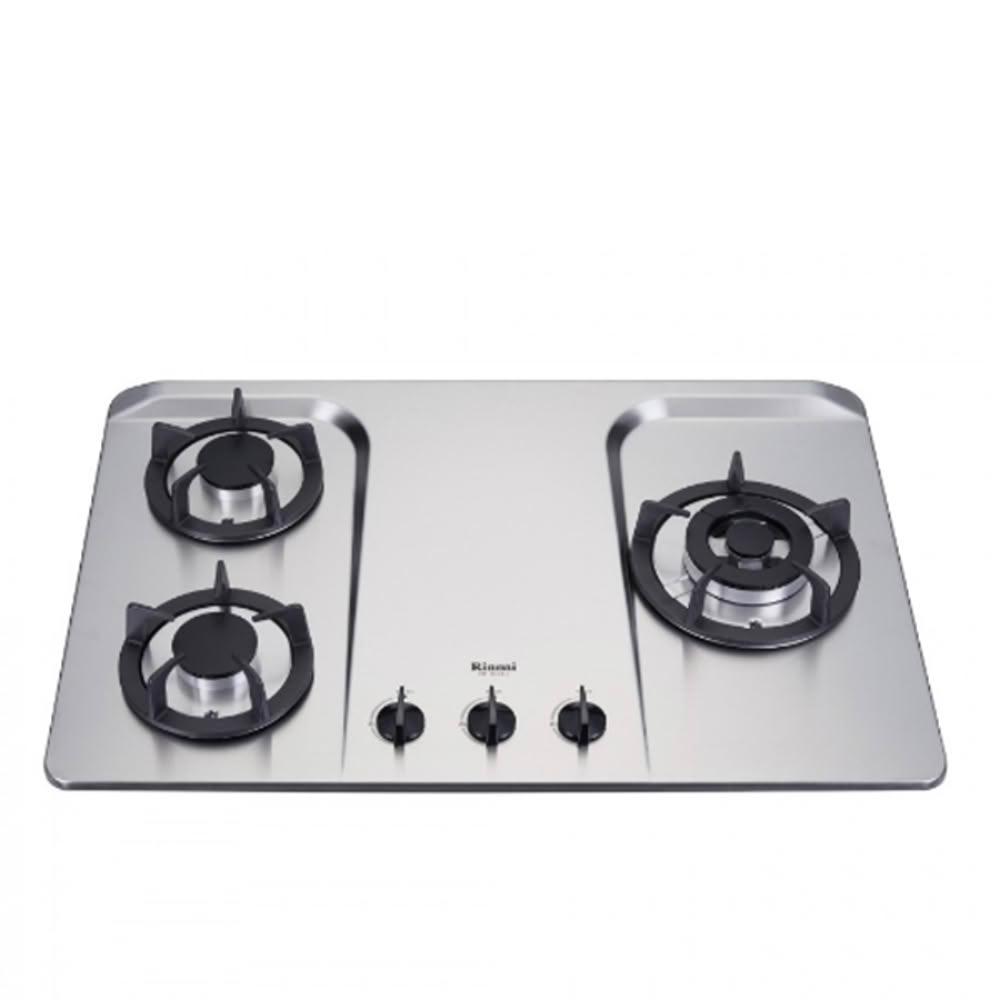 【林內】RB-H301S(R/L) 檯面式防漏不銹鋼三口爐 瓦斯爐 升級鑄鐵爐架 防漏