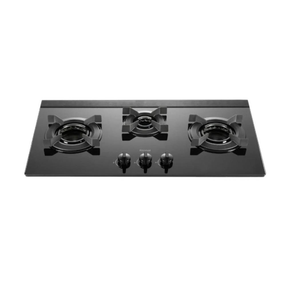 【林內】RB-N3811G(B) 檯面式內焰玻璃三口爐 一級能效 LED藍光旋鈕