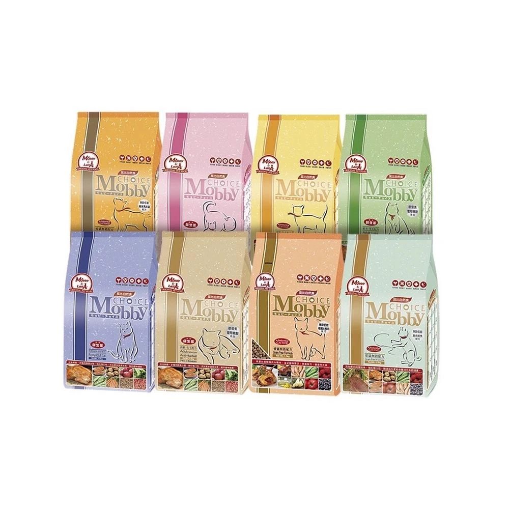 【Mobby 莫比】3隻貓 專業配方貓糧 無榖貓6.5kg／ 7.5kg(幼母貓 成貓 低卡 挑嘴 熟齡貓