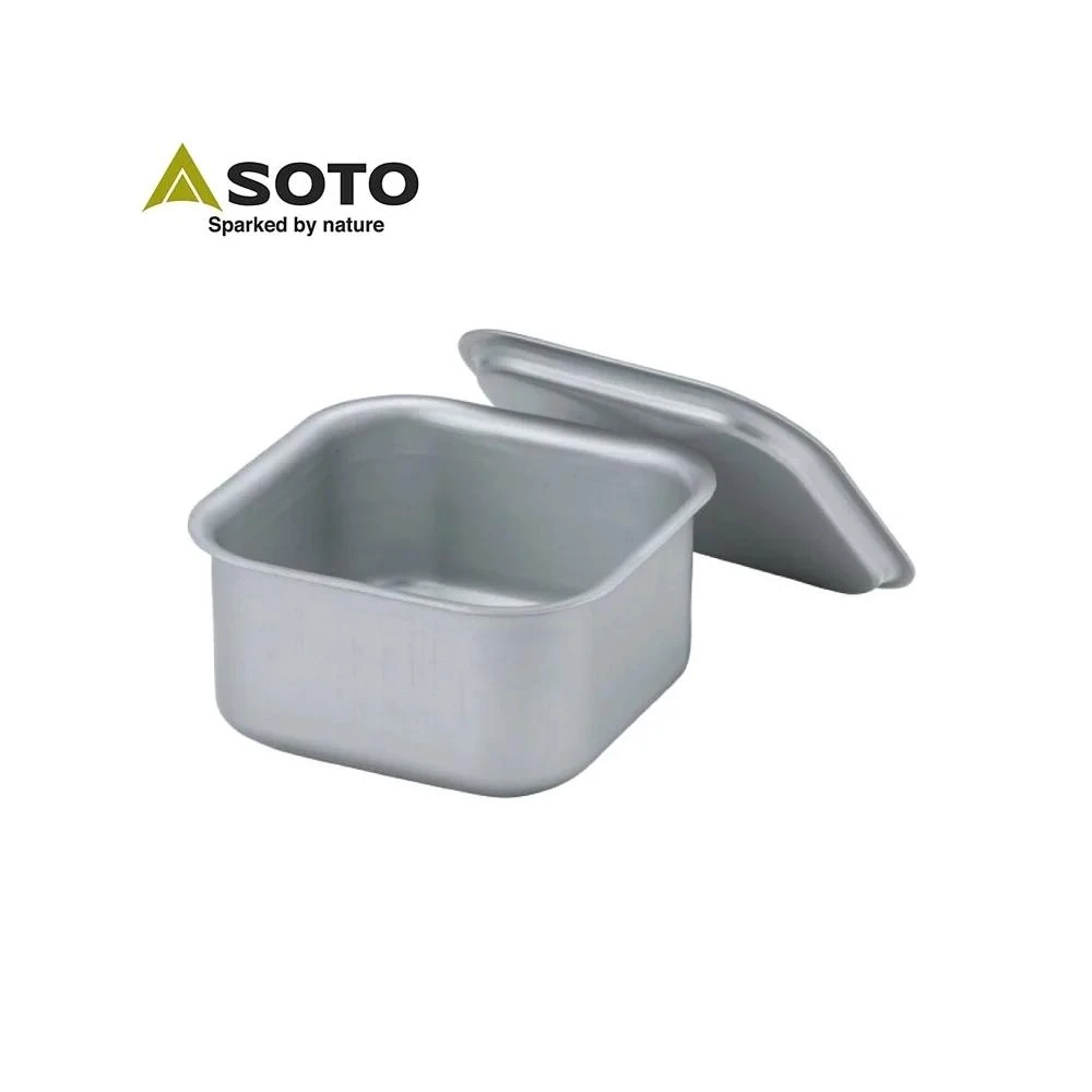 【SOTO】極簡露營方型鍋 ST-3108 厚鋁1.6mm
