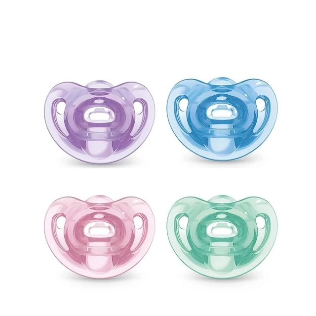【NUK】SENSITIVE 全矽膠安撫奶嘴 0-6M/6-18M (安撫奶嘴；寶寶共和國)