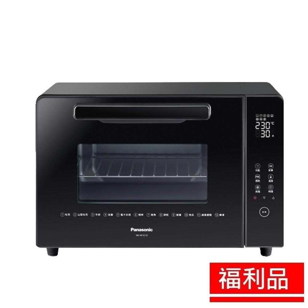  Panasonic國際牌 NB-MF3210 多功能烤箱，容量30-40L，適閤家庭使用。內部鍍鋅鋼板材質耐用，尺寸長52x寬38x高35cm，重量11.1kg。支援上下溫控獨立及發酵功能，功率1400-1500W，電壓110V/60Hz。配件齊全，包括深烤盤、搪瓷烤盤、烤網、抽取式集屑盤、取盤夾、旋轉烤叉及取物支架。產地中國，保固1年，BSMI許可字號R31017。完美烘焙您的美食！ 
