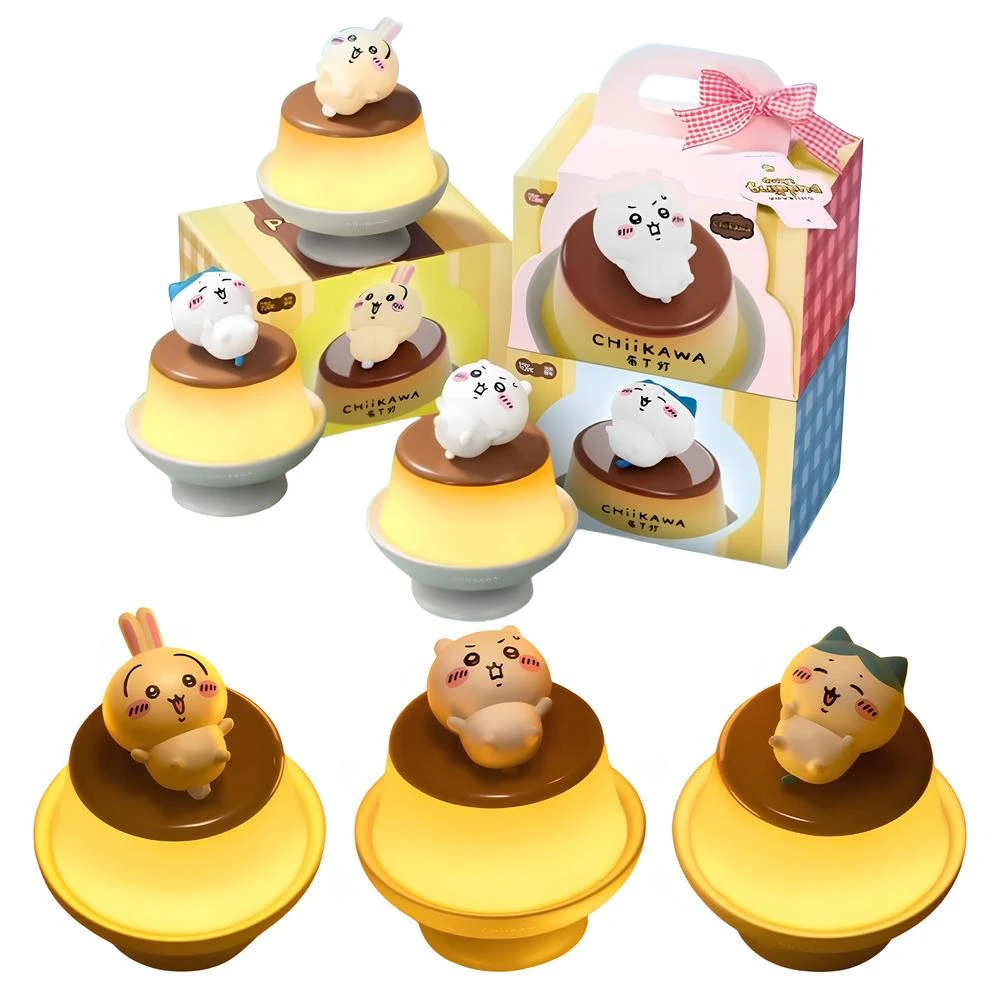 【SANRIO 三麗鷗】吉伊卡哇 小八貓 烏薩奇 布丁燈 拍拍燈 床頭燈 小夜燈 捏捏燈 解壓 擺件 兒童夜燈 送禮 生日 禮物 交換 聖誕