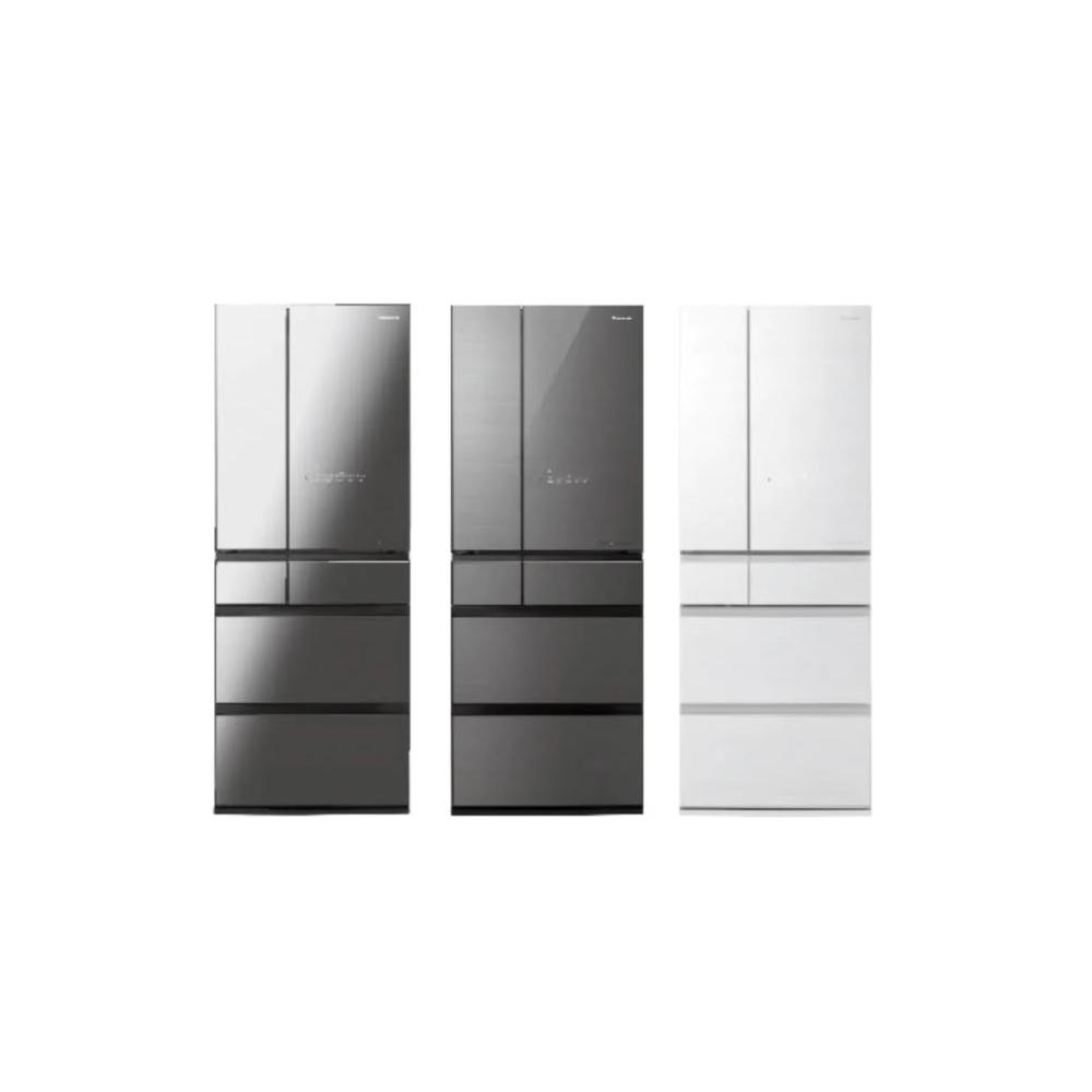 【Panasonic 國際牌】NR-F601WX-W1  600公升 日製玻璃六門一級節能變頻冰箱-翡翠白