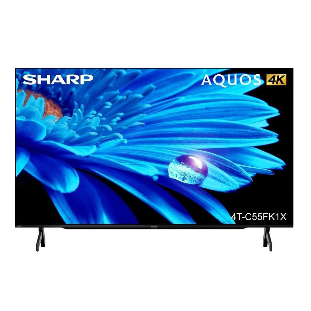 SHARP 夏普 4T-C55FK1X 55吋 4K 聯網智慧電視 3年保固 環繞音效 HDMI 4組 USB 2組