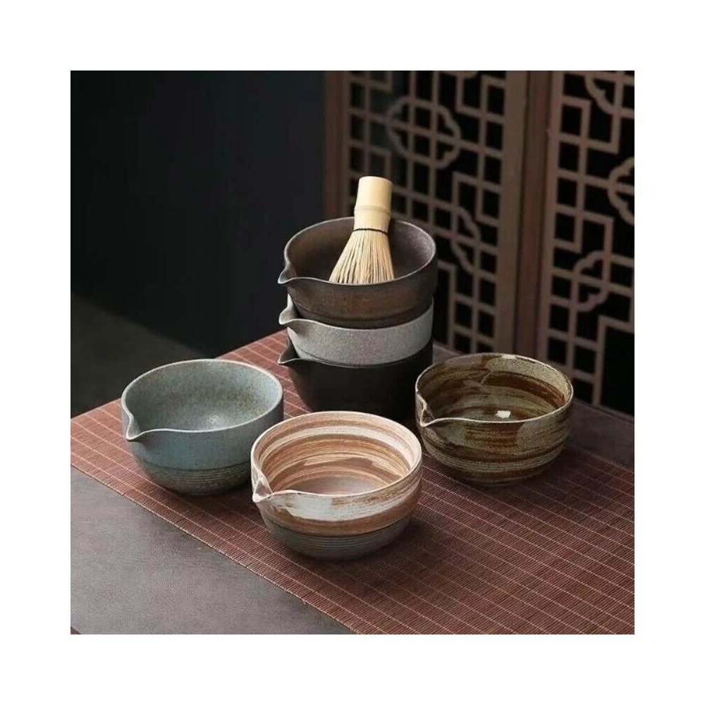 新品抹茶碗日式打抹茶用茶具套裝茶筅竹子抹茶刷百本立宋代點茶道禪意 抹茶刷 茶筅 茶筅立 抹茶工具 打抹茶 刷抹茶 抹