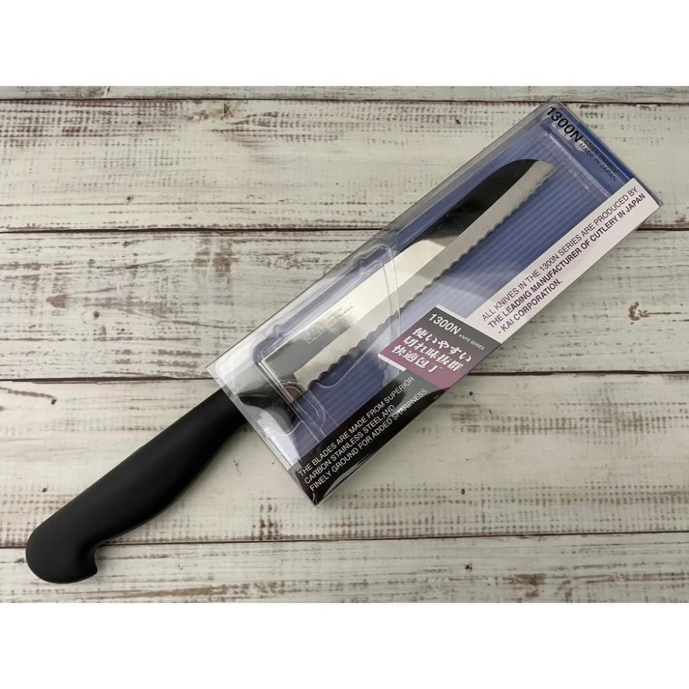 知久道具屋 日本KAI貝印 麵包刀 1392N 蛋糕刀 波浪刀