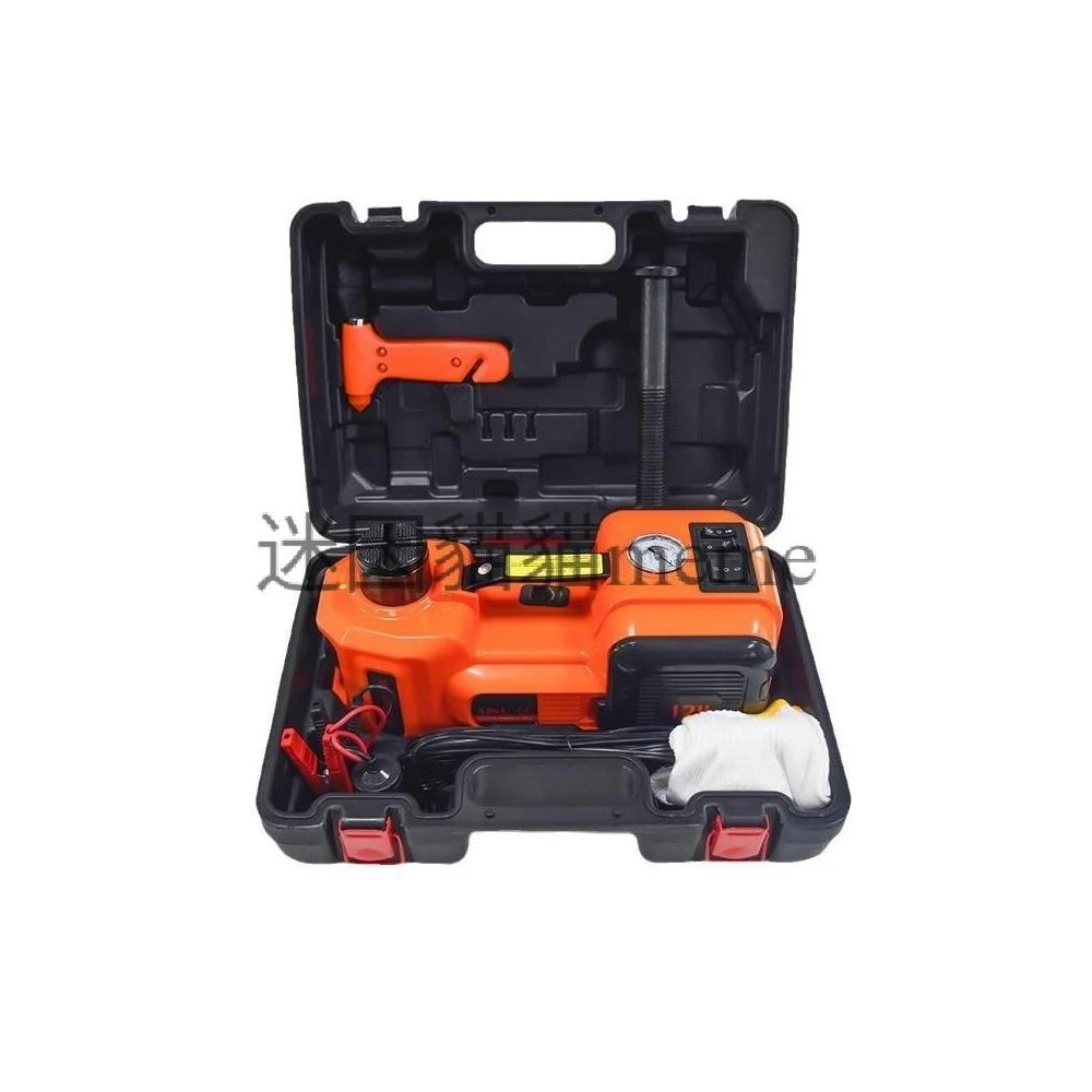 ✨免運 三合一 打氣 照明 千斤頂電動液壓千斤頂 1頓 2頓 3頓 5頓 汽車用液壓起重換輪胎維修工具 直立版上升器