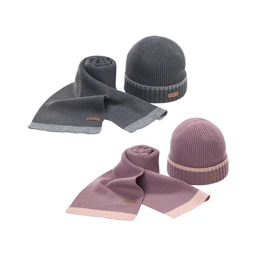 【ATUNAS 歐都納】保暖帽子圍巾組 A2AH1908N 柔軟透氣 毛帽 圍脖 秋冬 情侶款圍巾組