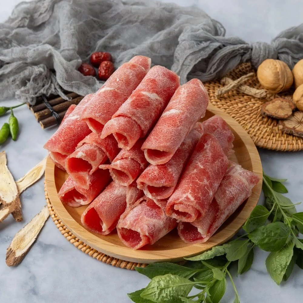 【小嚼士】嚴選小羔羊腿肉片 500g(肉品 烤肉片 燒肉片 火鍋肉片 羊火鍋肉片 羊肉薄片 羊肉捲片 羊肉片 冷凍羊肉)