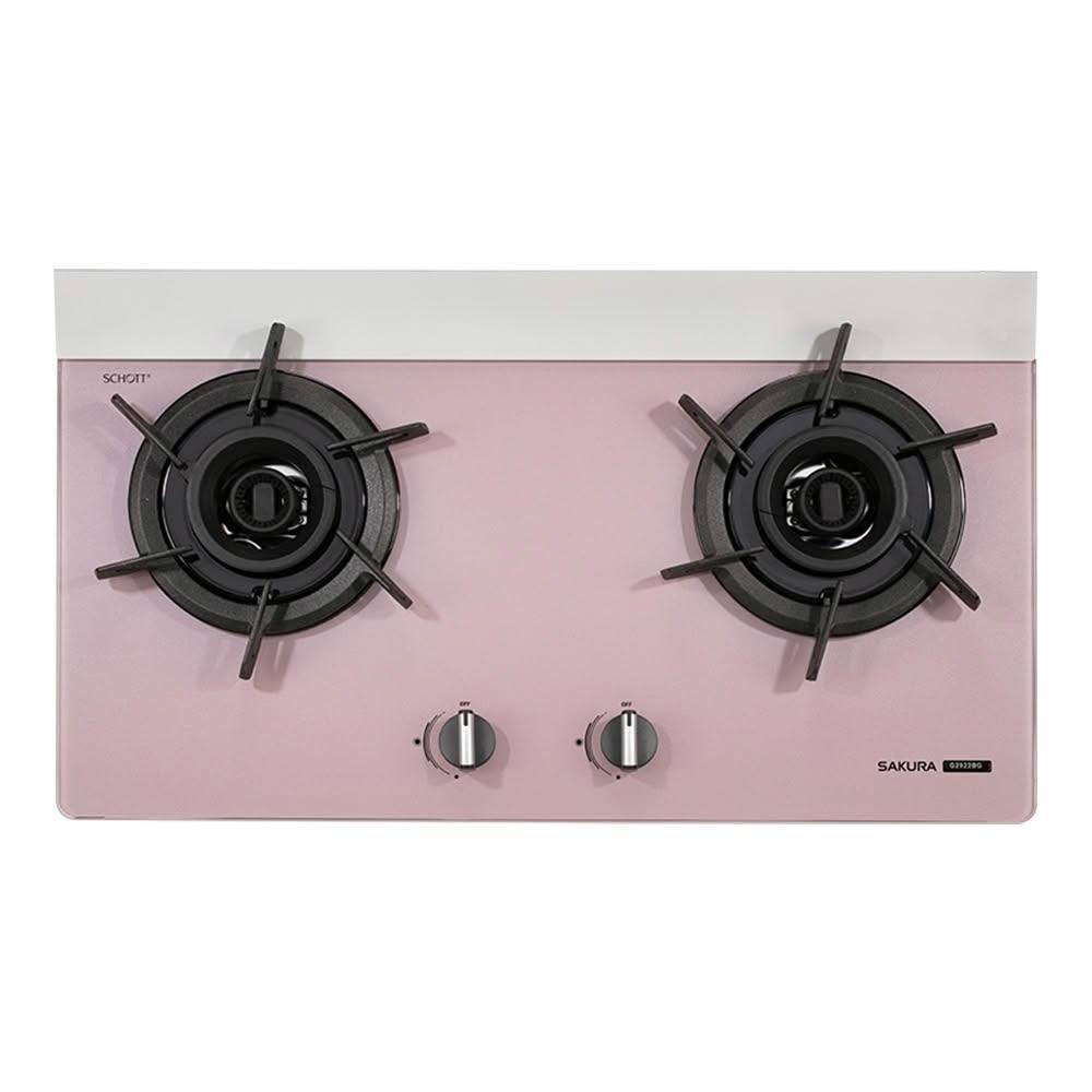 SAKURA櫻花 二口雙炫火玻璃檯面爐 G-2922BG(NG1)