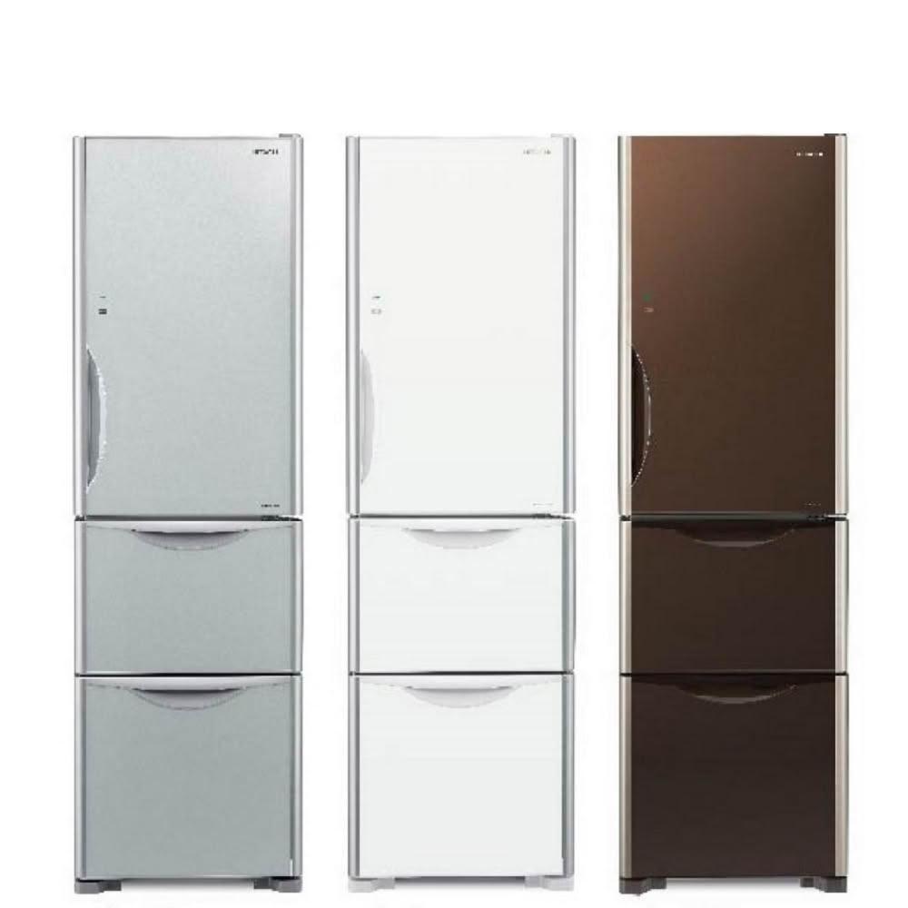 【HITACHI 日立】日立家電331公升三門(與RG36B同款)右開冰箱GPW琉璃白RG36BGPW