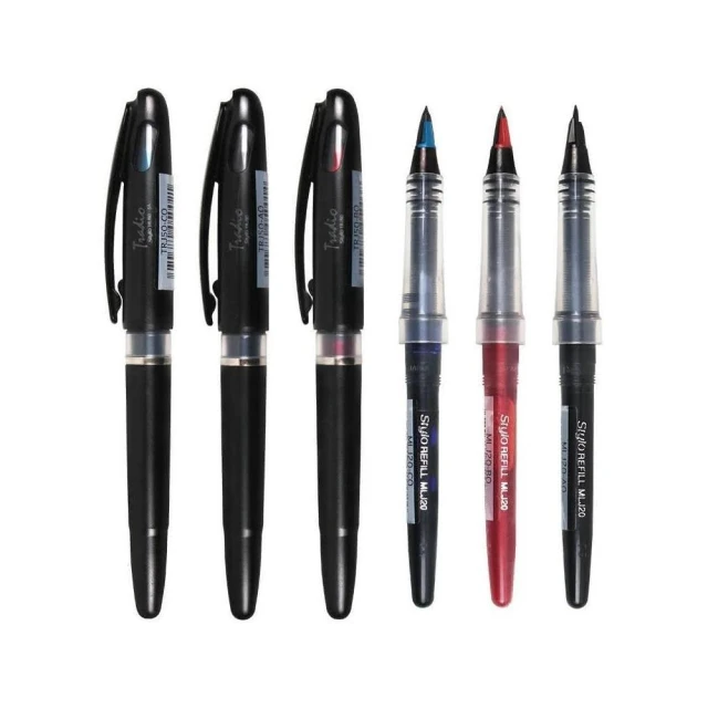 【Pentel 飛龍】德拉迪 塑膠鋼筆 Tradio TRJ50 鋼筆 墨水管 塑膠筆尖