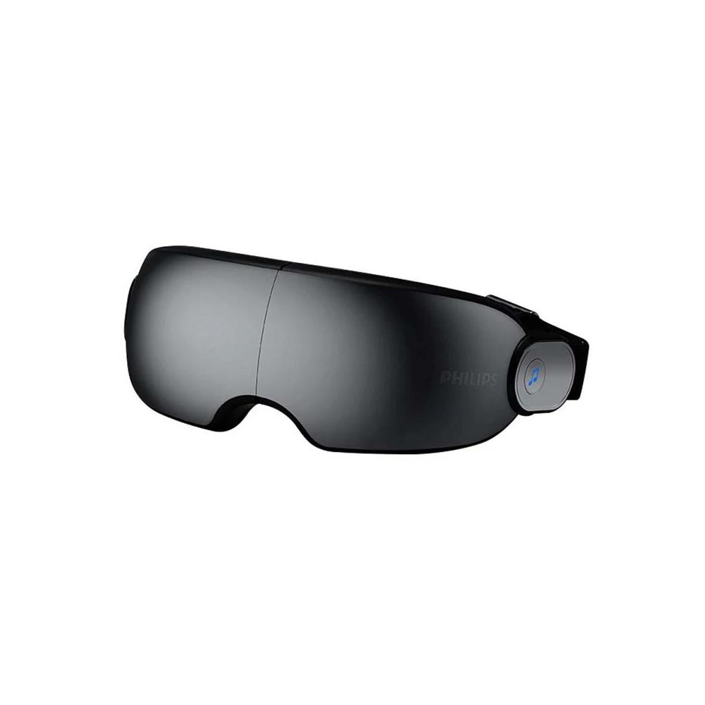 【Philips 飛利浦】(新品免運) 氣囊式熱敷眼部按摩器-穿透型(PPM2701BK) 眼罩