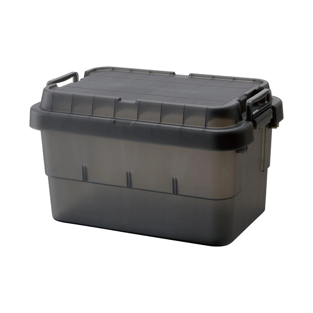 【RISU】日本RISU｜TRUNK CARGO 可堆疊多功能耐重收納箱50L (半透明)