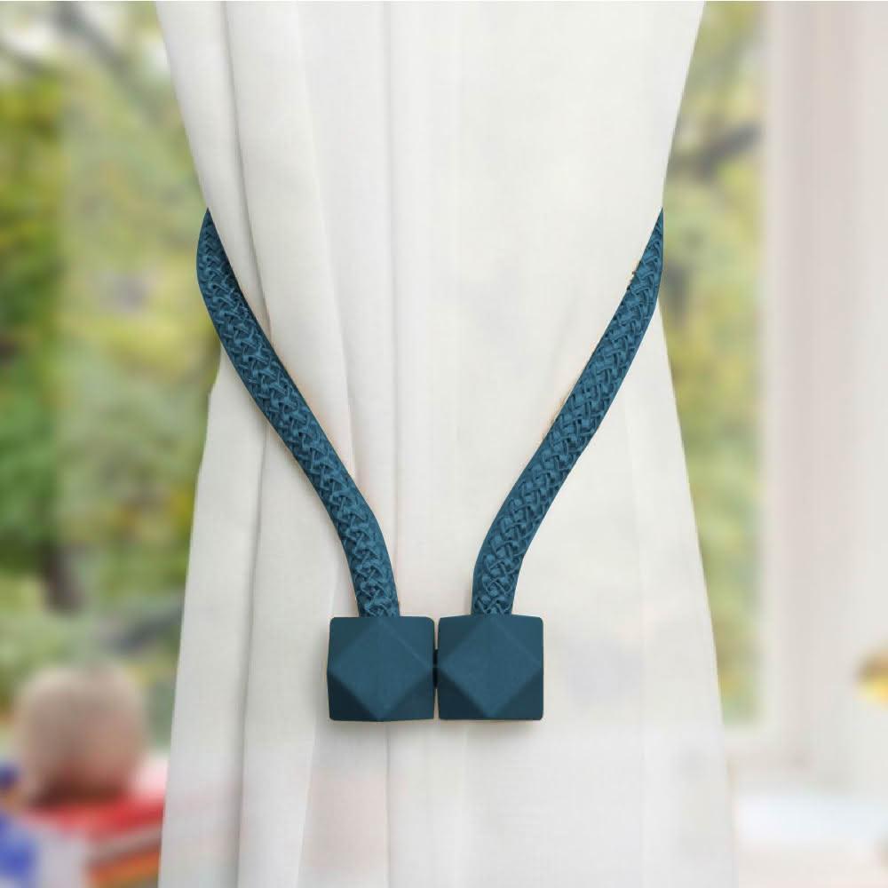 【FANCY LIFE】磁吸窗簾收納扣(磁吸窗簾扣 窗簾扣 窗簾固定 窗簾束帶 窗簾裝飾 窗簾束繩 窗簾綁帶)