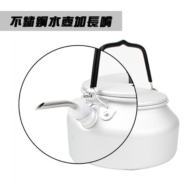 大山野營】DS-528 不鏽鋼的水壺加長嘴304不鏽鋼附清潔刷環保無毒耐腐蝕