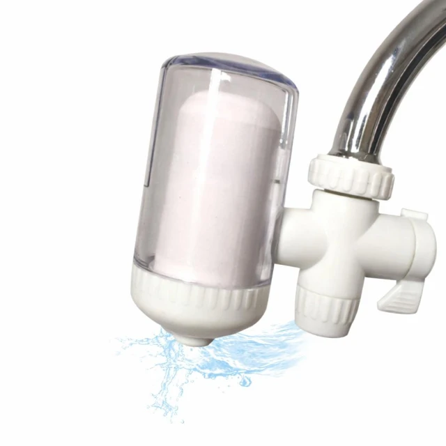 【蛋蛋購物】水龍頭濾水器 淨水器 濾心器 濾水 過濾 水龍頭 過濾接頭 濾芯器 除氯過濾 可拆替換濾芯 水龍頭過濾器 D032