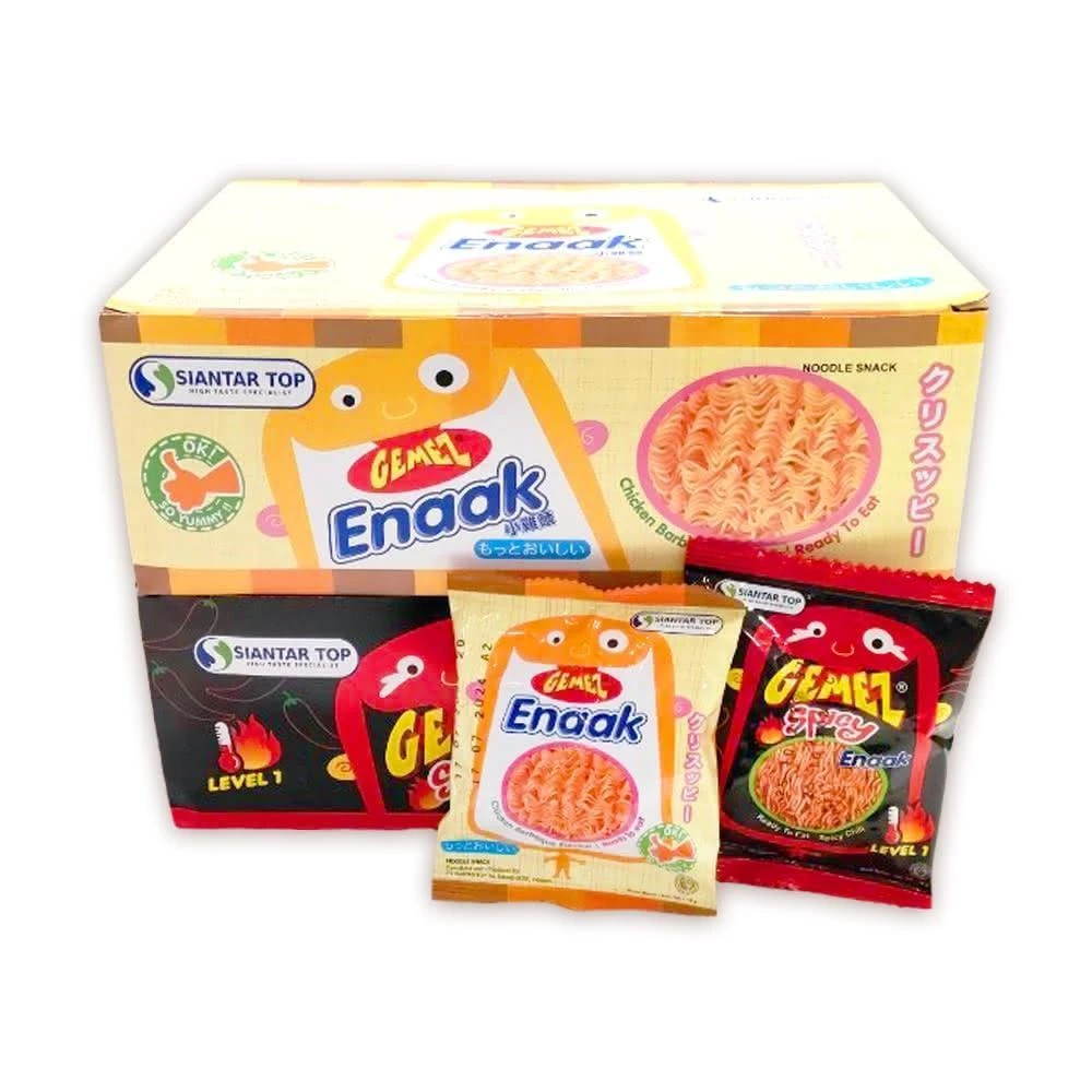 【enaak 小雞麵】香脆點心麵 原味 / 辣味 30包入 整盒裝 隨手包