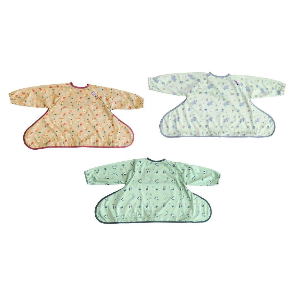 【Tidy TOT】防髒吸盤長袖/短袖圍兜(多款可選)