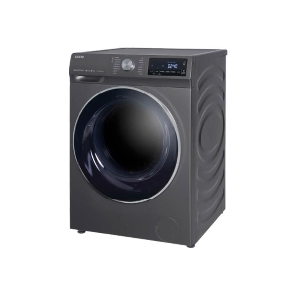 【SAMPO 聲寶】❞原廠控價,私訊有優惠❞ ES-ND12DH 12KG 變頻滾筒洗衣機-鈦金灰