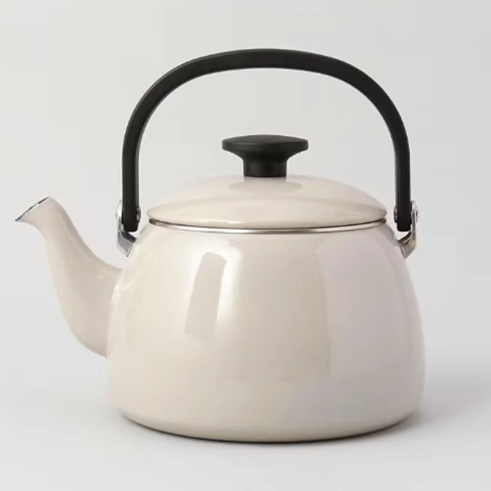 【日本 富士琺瑯】Cotton Plus 琺瑯煮水壺 茶壺 水壺 2.5L