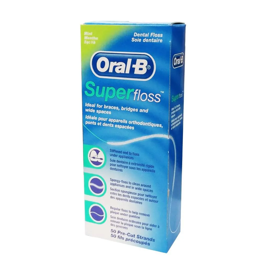 歐樂B三合一超級牙線 50條/包 專品藥局(牙套 矯正器)