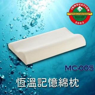 irest艾瑞絲 MC005恆溫親水記憶枕,密度110,台灣專利製造,冬天不變硬,釋壓,透氣,抗凍,舒壓,睡眠達人