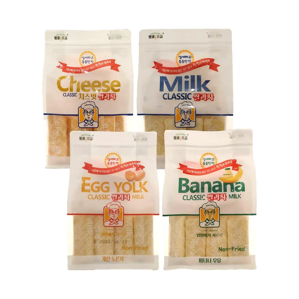 【Health Daily 健康日誌】韓式起司米餅 / 韓式牛奶米餅/ 韓式蛋黃米餅 /韓式香蕉牛奶米餅 240g 奶素 獨立包裝