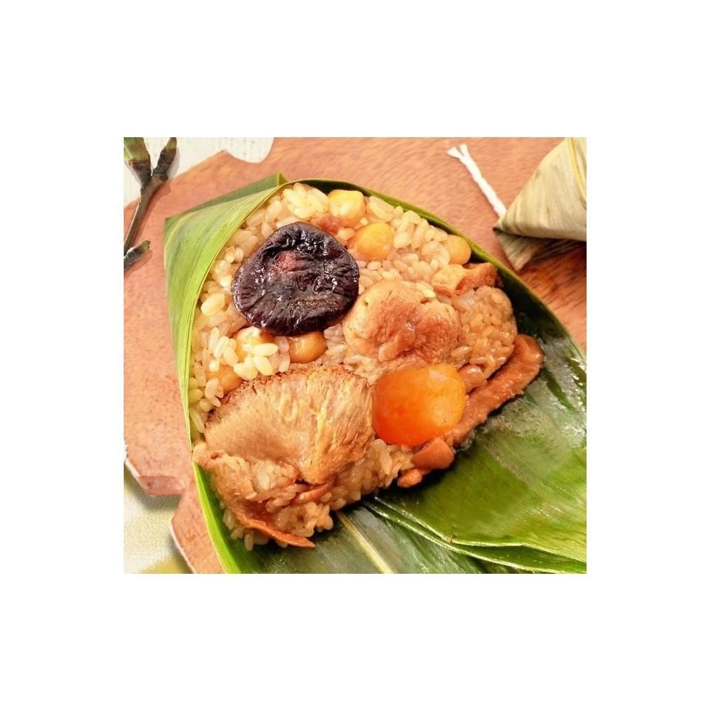 【說蔬人】鹹蛋猴菇素粽5入-素蛋黃粽/2022新上市/素粽界LV/頂級素食粽子/素粽/鹹蛋黃粽/北部粽/鹹蛋粽