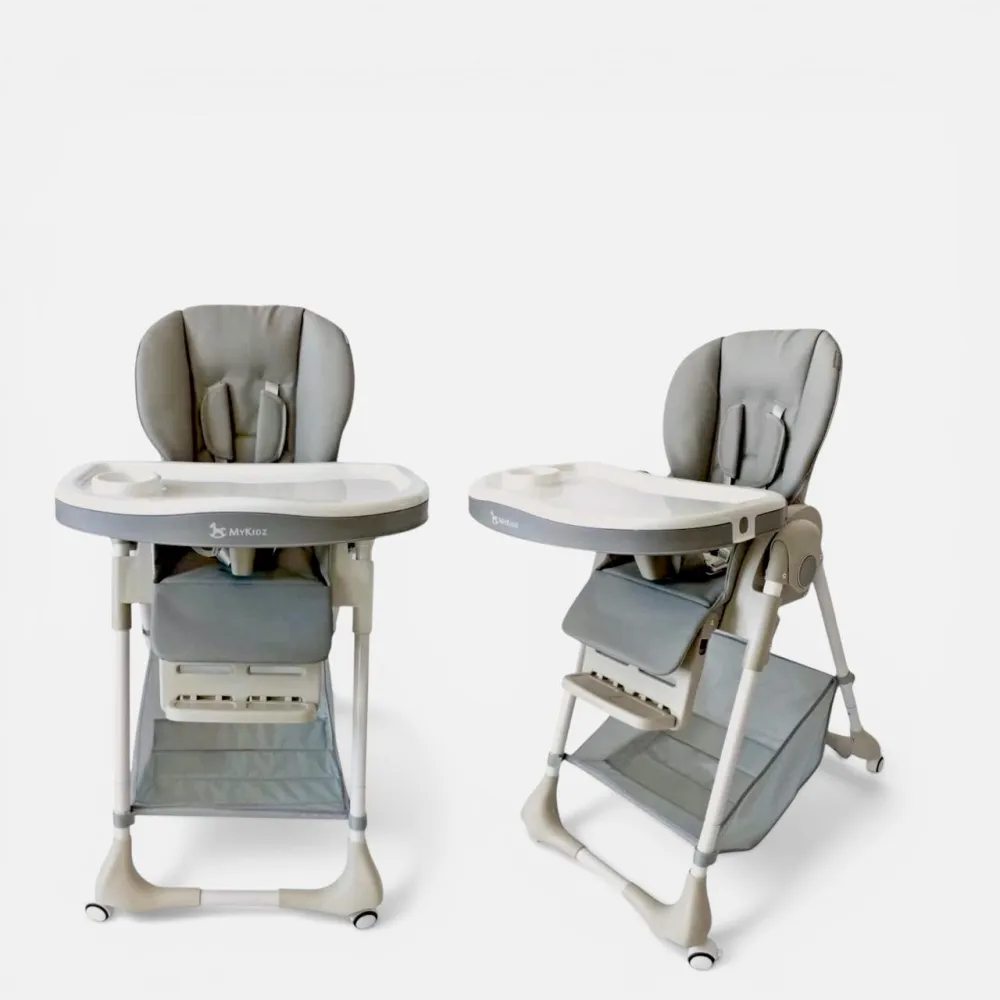 【Mykidz】多功能兒童餐椅/寶寶餐椅可折疊式/可坐可躺
