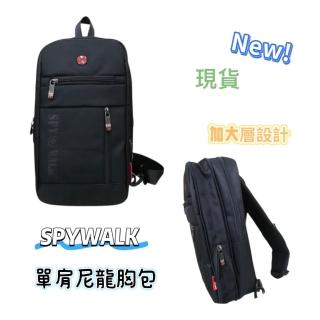 【SPYWALK】SPYWALK 尼龍單肩包 加大層設計 單肩包 側背包 胸包 單肩斜背包 男用包 單肩側背 男包 男用包