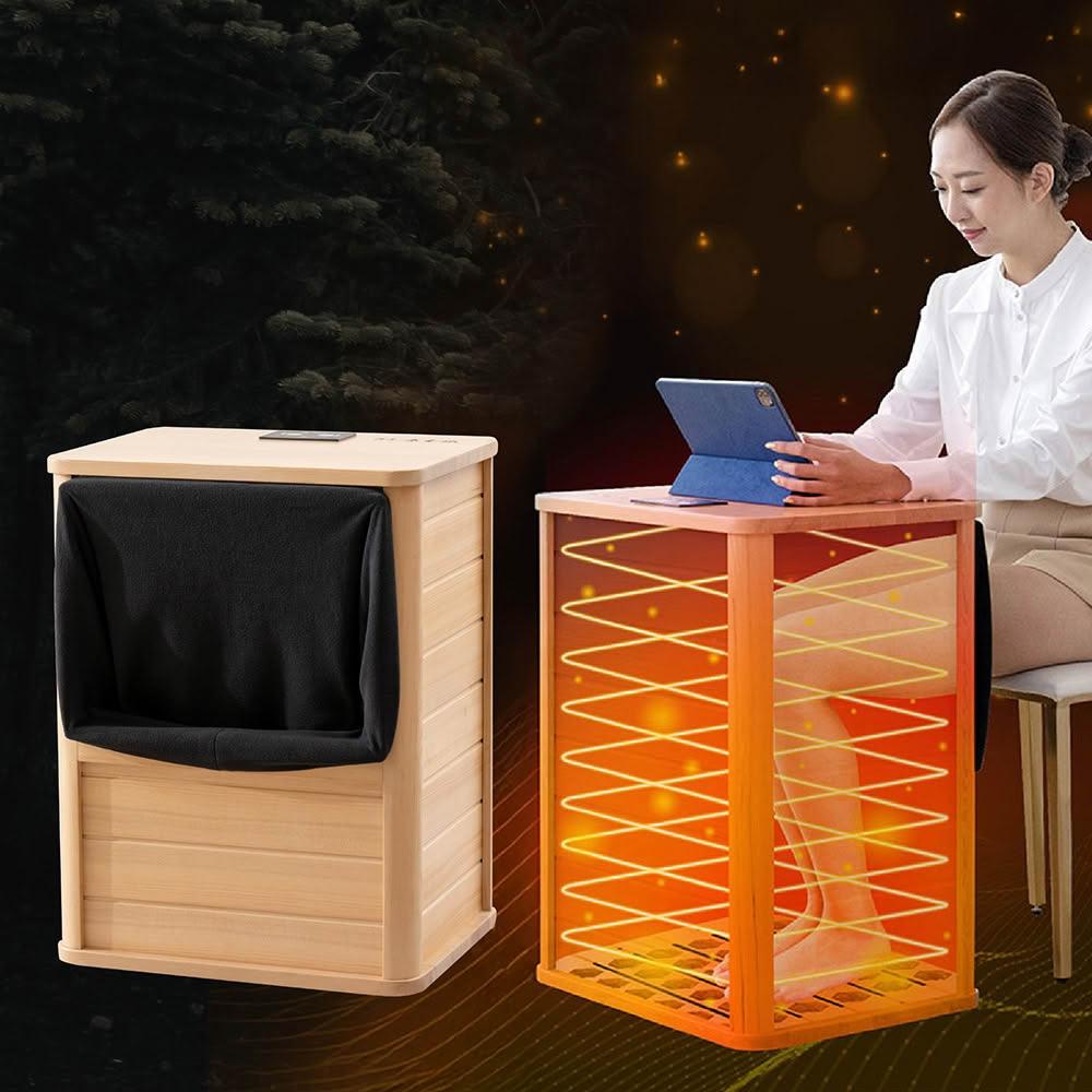 【巧福】預購-(原廠工廠直營)遠紅外線原木桑拿機UC-858A (全包覆大型款)  泡腳/桑拿桶/桑拿屋/SPA/乾式足浴