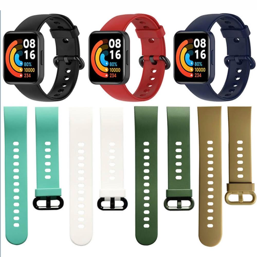 Redmi Watch 2 Lite 矽膠錶帶紅米手錶2/Lite 替換錶帶 腕帶 運動錶帶 快拆錶帶