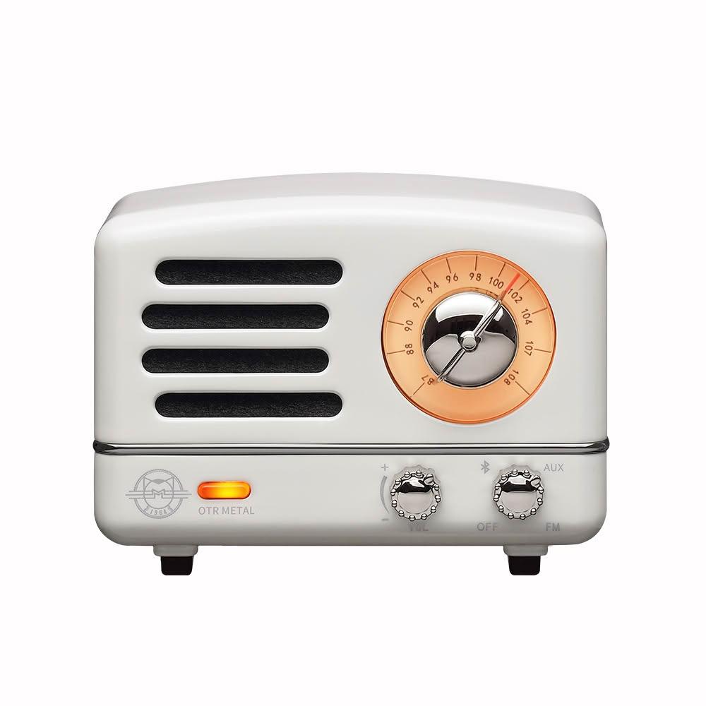 【MUZEN】OTR經典復刻藍牙音響收音機 經典版-阿爾卑斯白【福利品B級】