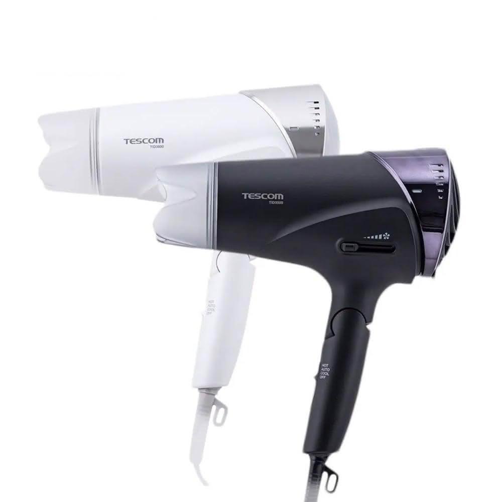 【TESCOM】負離子大風量大風壓速乾修護離子吹風機 TID3500TW 黑白雙色 TID-3500TW