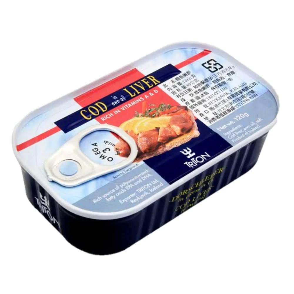 *貪吃熊*冰島 鱈魚肝 罐頭 (120g/罐) 效期2028年12月