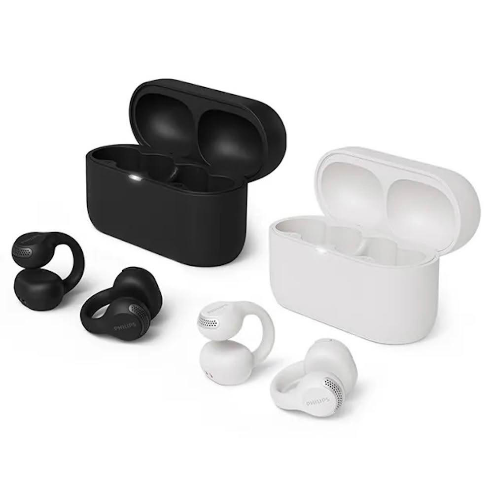 【Philips 飛利浦】耳夾式真無線藍牙耳機｜TAQ2000｜Hi-Fi音質｜AI智能降噪 IPX4防潑水 快充15分鐘 耳夾式耳機