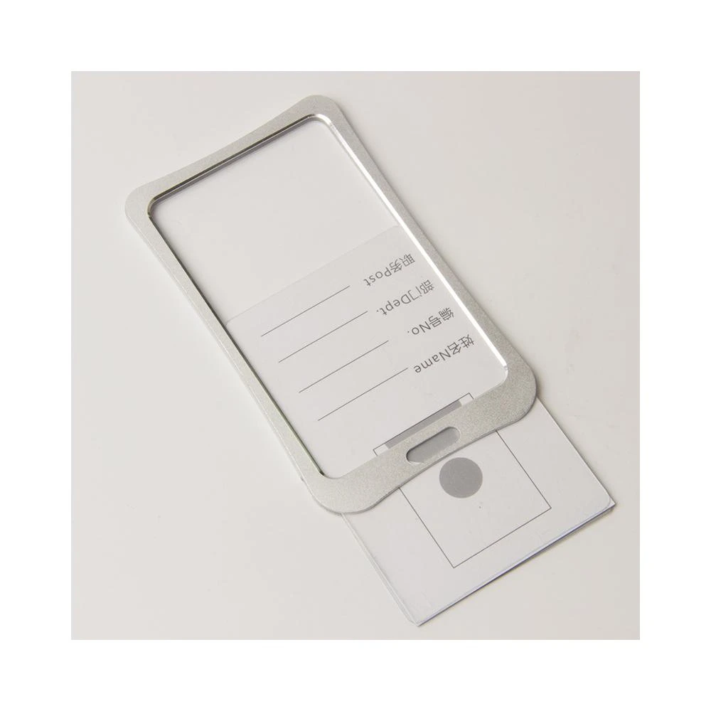 時尚金屬識別證套 直款 扣掛繩卡套 掛牌 識別證卡套 信用卡套 卡套 鋁合金卡套 證件卡套 證件夾 工作證卡套 證件套K