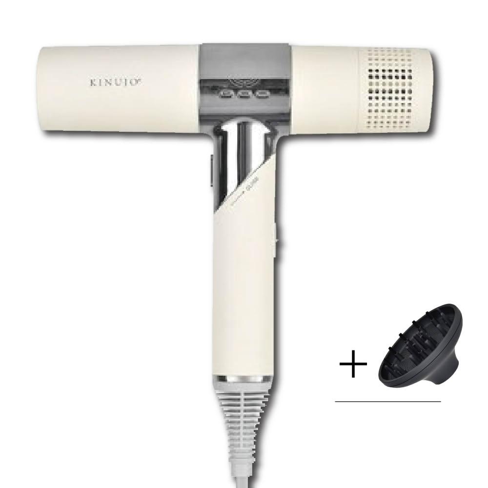 【KINUJO】搭贈組｜超遠紅外線美髮吹風機 (三段風量 三種溫度 速乾頭髮 潤澤髮絲 保護頭皮_Kimi極美職人推薦)