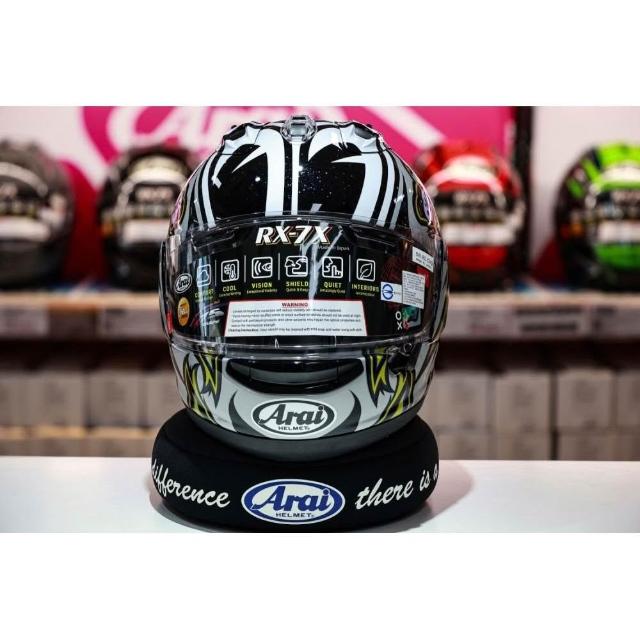 セキュリティ・セーフティ Arai RX-7X NAKASUGA4 L Arai】RX-7X NAKASUGA 4 大眼睛中須賀克行全罩安全帽公司貨