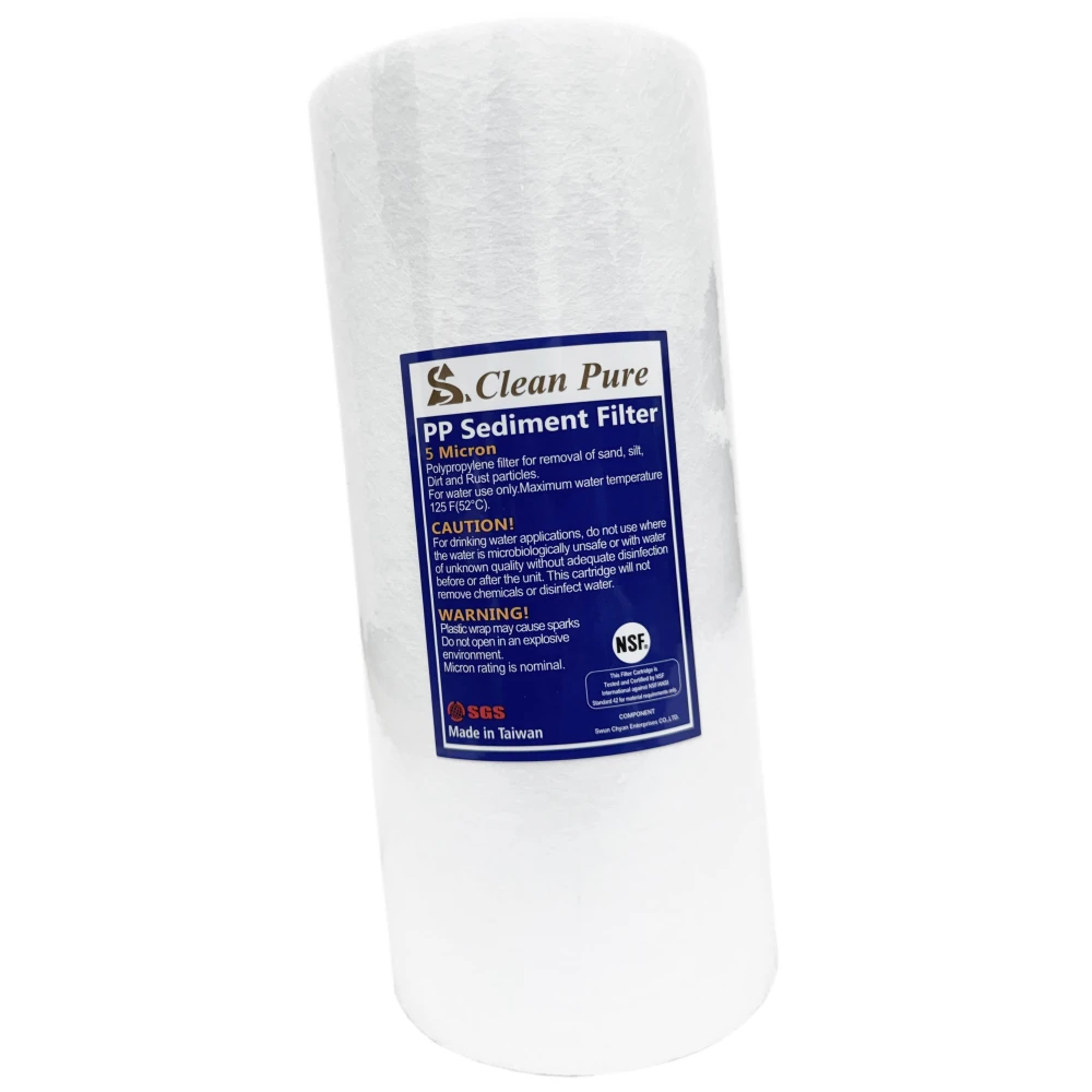 【水材雜貨店】Clean Pure 10吋大胖 PP濾心 5微米/1微米