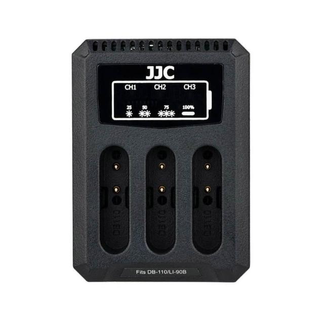 【JJC】相機電池充電器 理光 GR3 GR3X DB110 DB-110 OLYMPUS LI-90B Type C