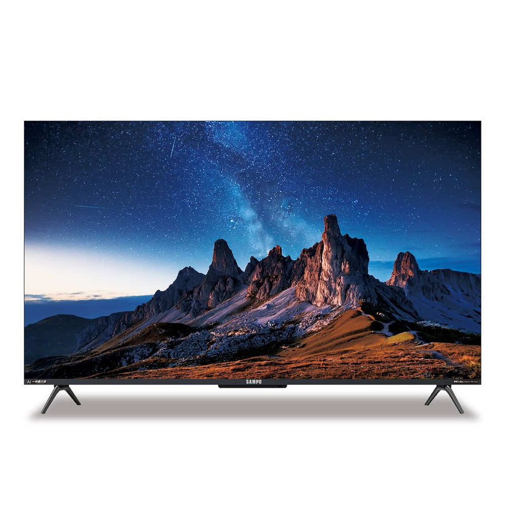 【SAMPO 聲寶】 ( EM-43AI3200 ) 43型【4K UHD LED】AI優畫新轟天雷聯網液晶顯示器